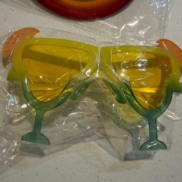 19 Colorful Novelty Sunglasses Collection 24 Hawaiian leis NEW - Picture 8 of 15